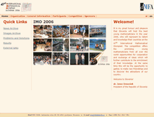 Tablet Screenshot of imo2006.dmfa.si